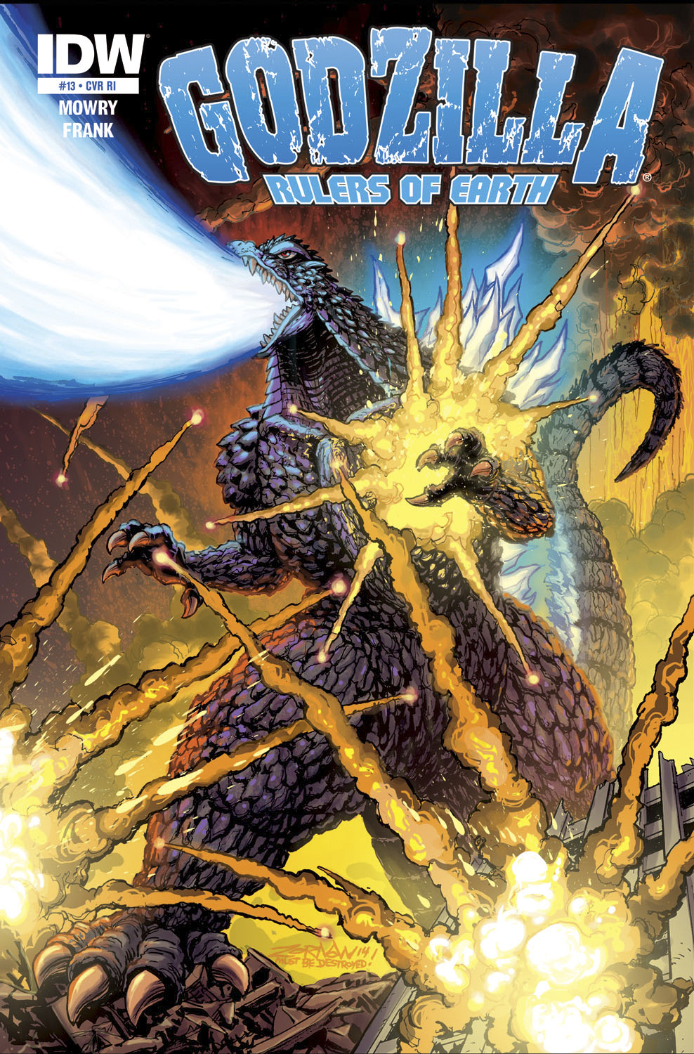 JUL130325 - GODZILLA RULERS OF THE EARTH #4 - Previews World