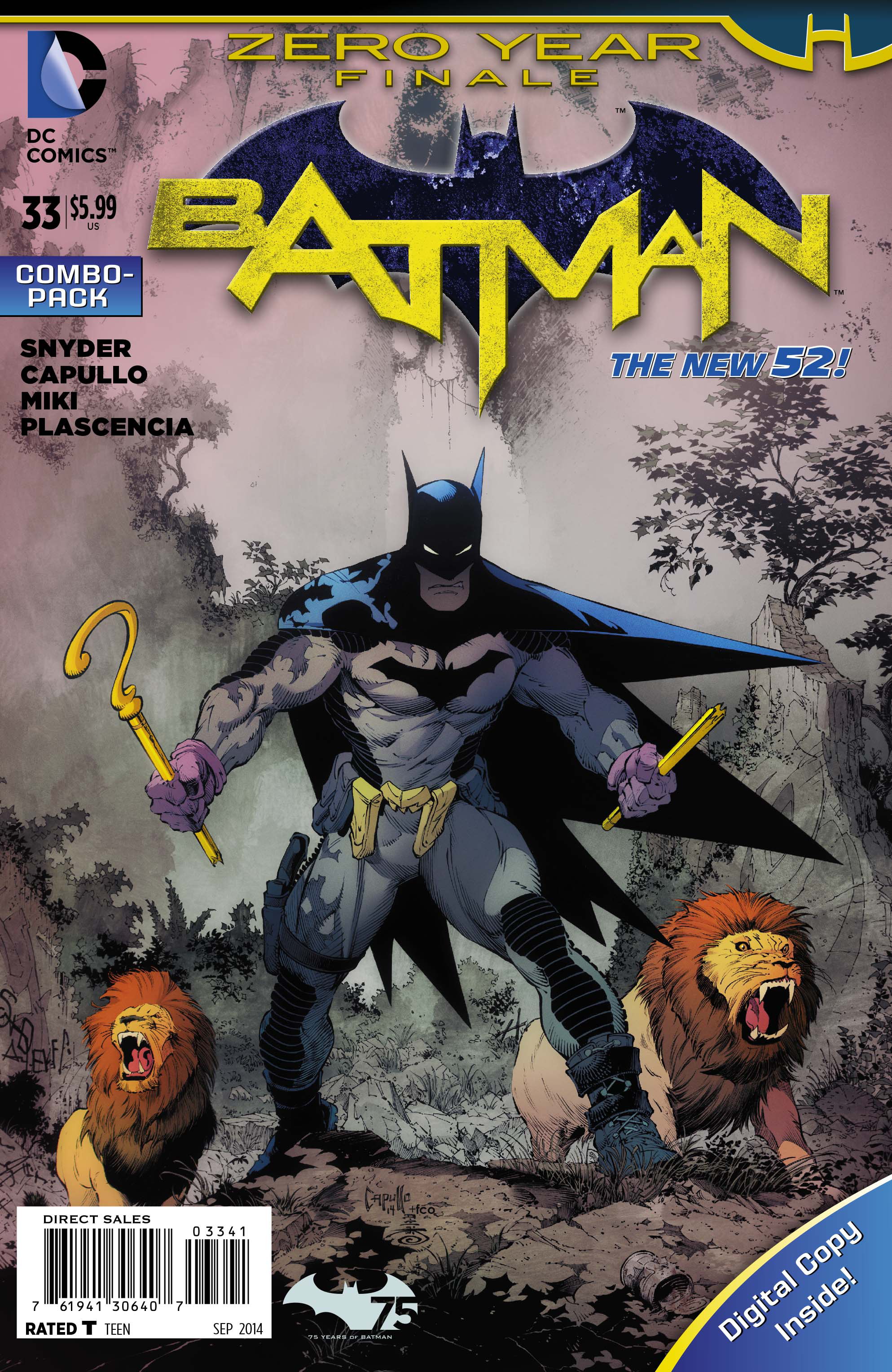 BATMAN #33 COMBO PACK (ZERO YEAR) (NOTE PRICE)