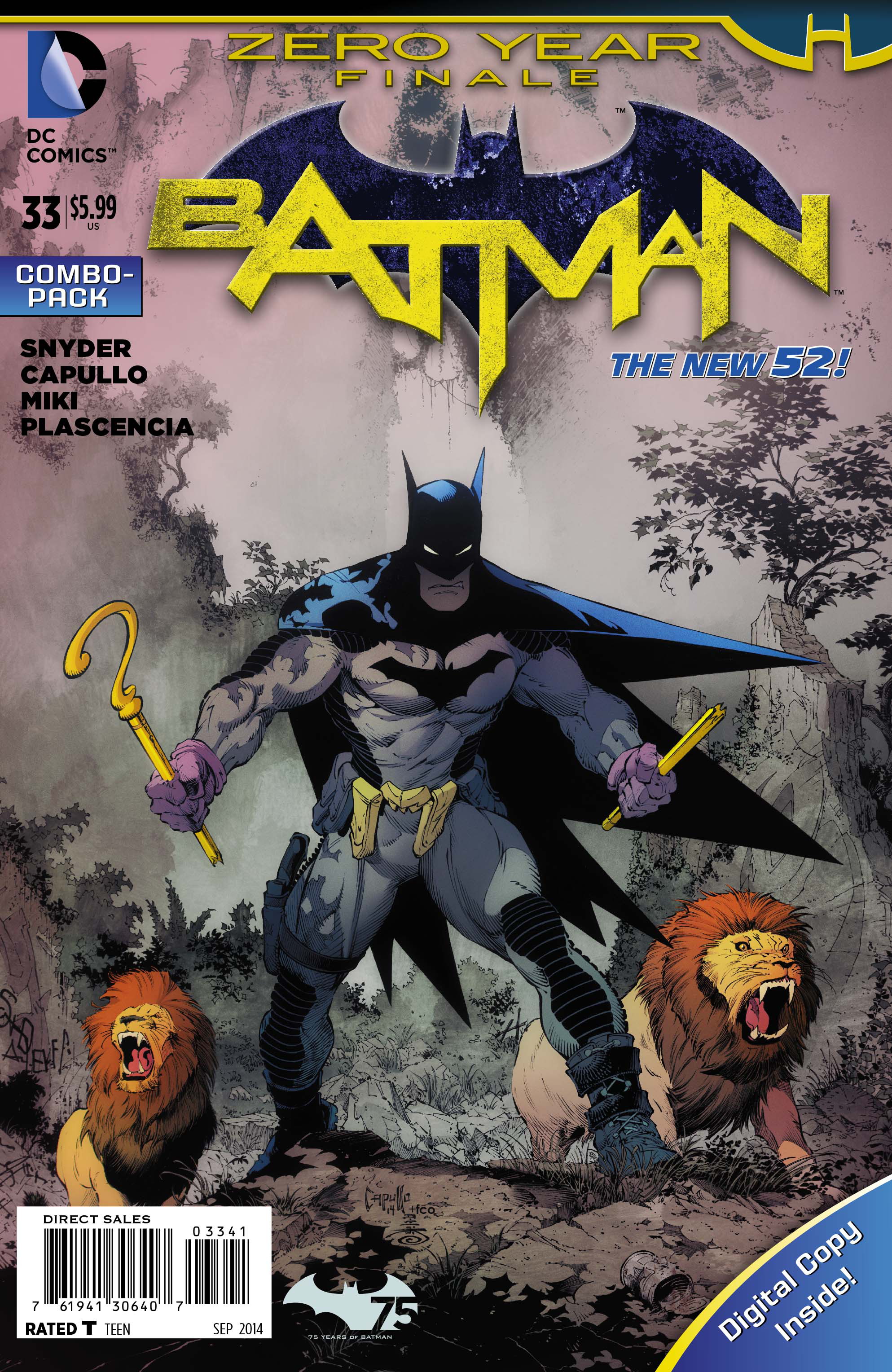 MAY140233 - BATMAN #33 COMBO PACK (ZERO YEAR) (NOTE PRICE) - Previews World