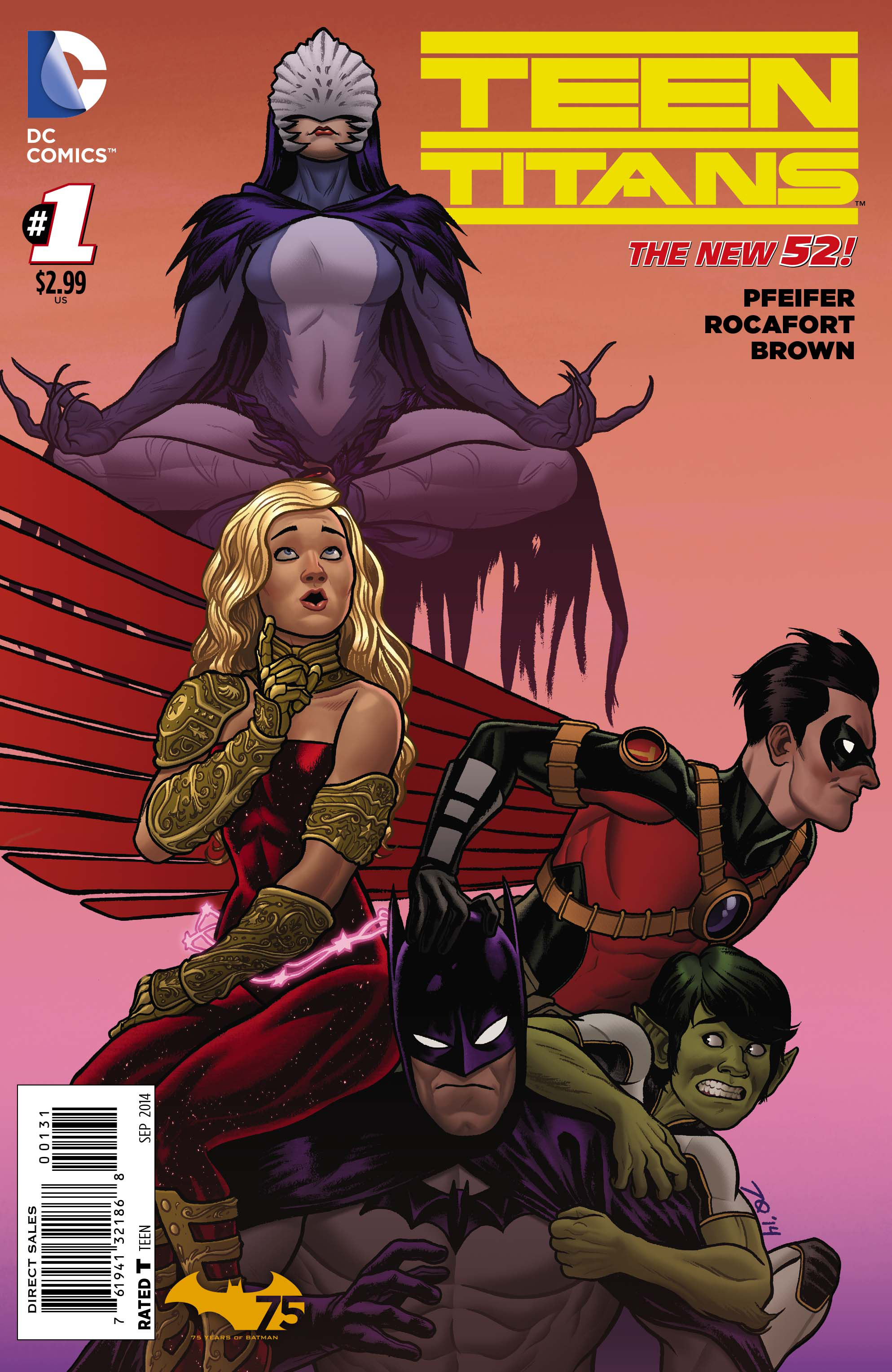 May140165 Teen Titans 1 Batman 75 Var Ed Previews World