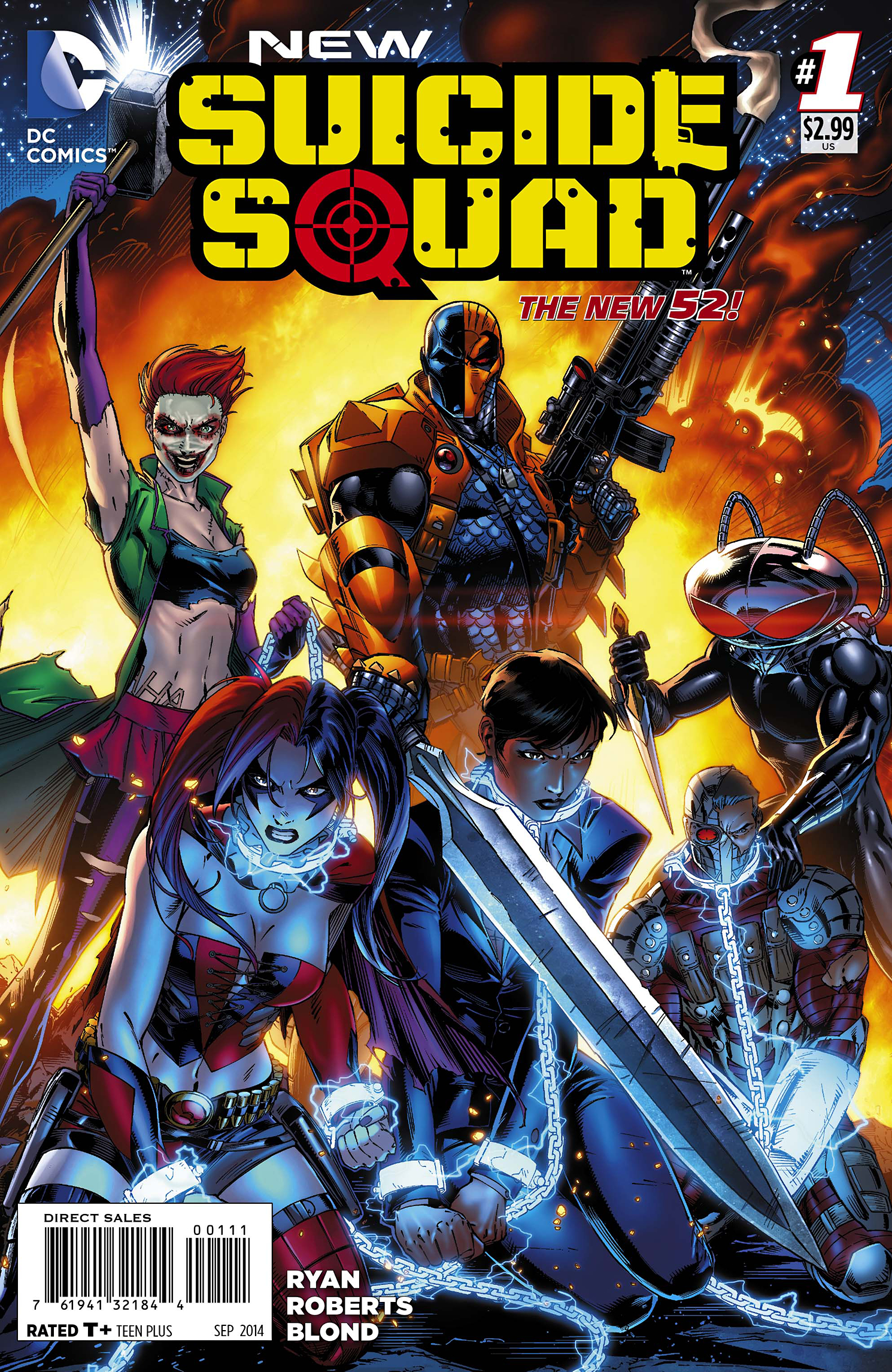 OCT190477 - SUICIDE SQUAD #1 CARD STOCK VAR ED - Previews World