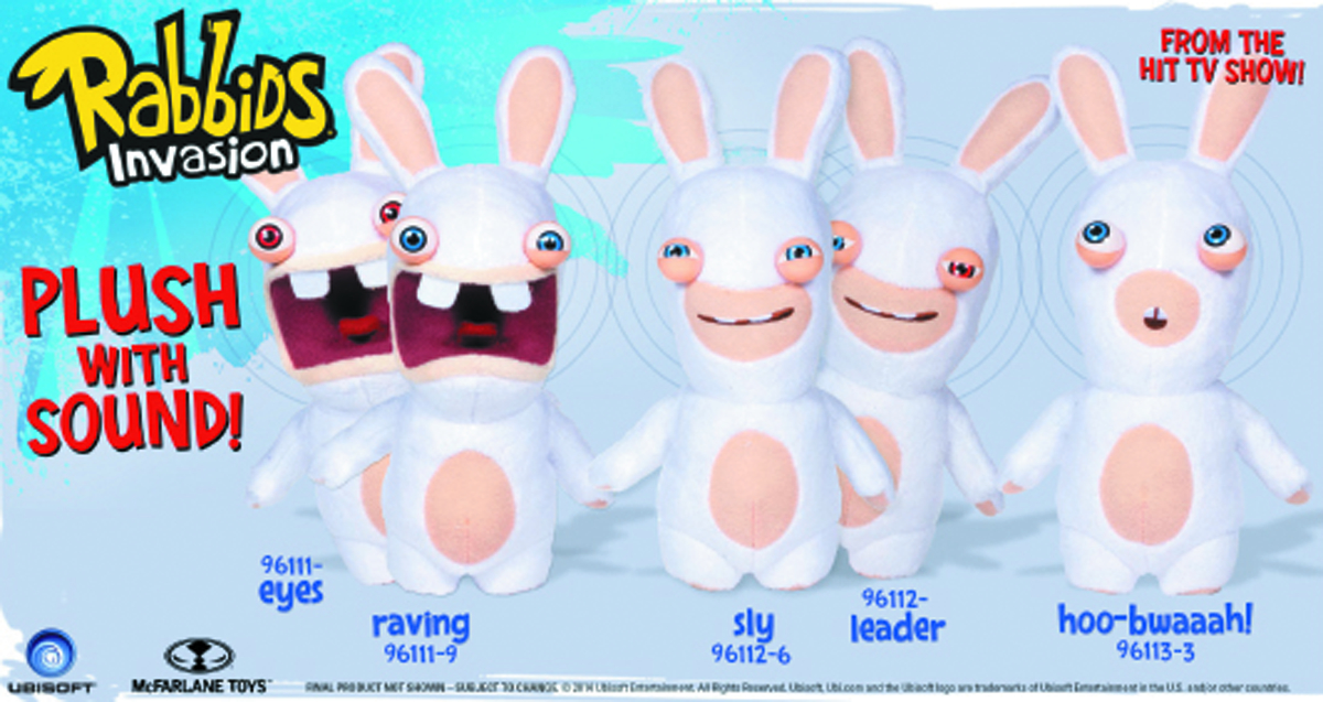 May140761 Rabbids Invasion Plush With Sound Ser 1 Asst Previews World 6800