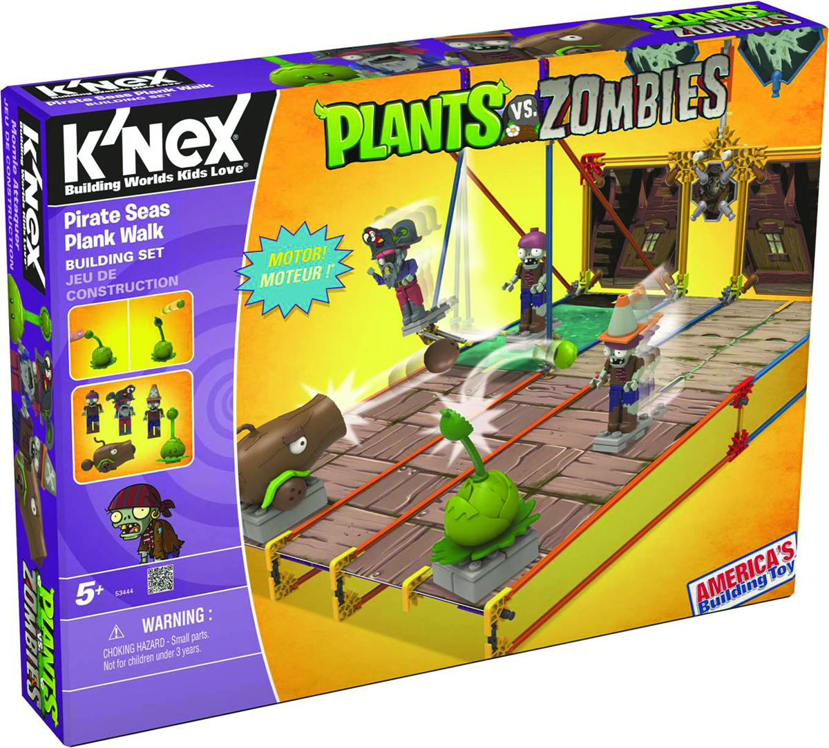 Plants vs. Zombies brings the turf war to K'NEX