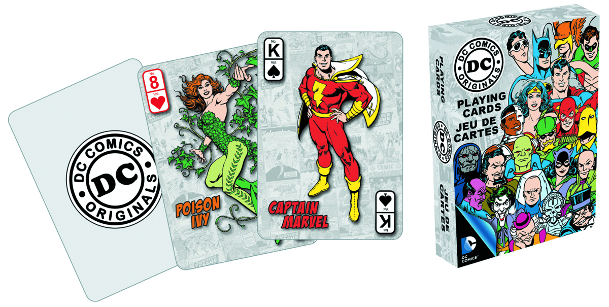 dc comics pop playing cards