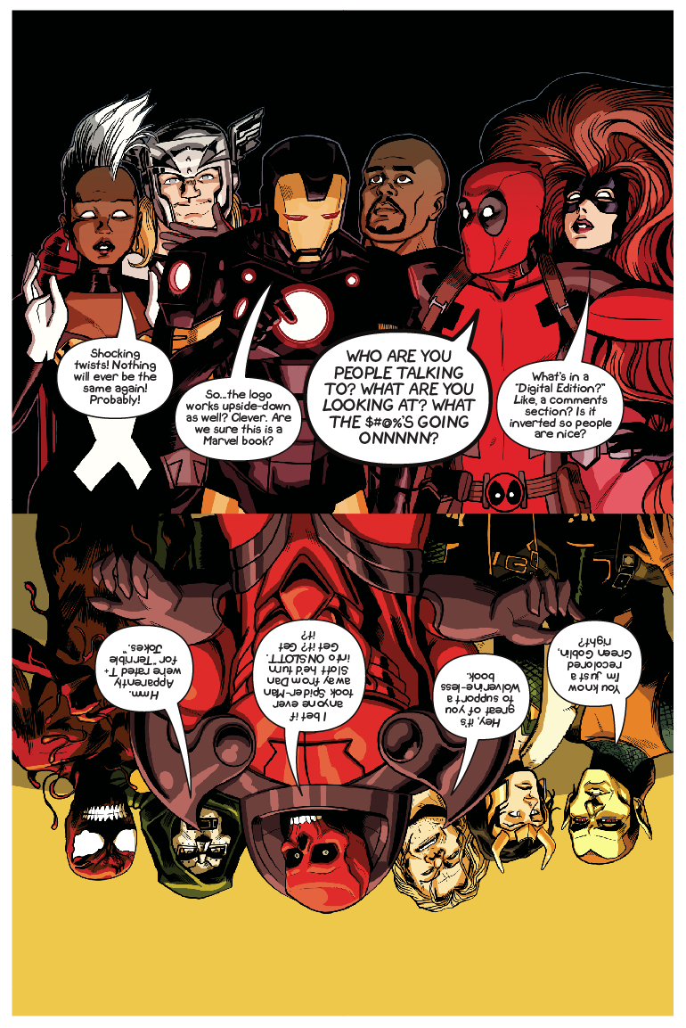 AUG140724 - AVENGERS AND X-MEN AXIS #1 (OF 9) DEADPOOL PARTY VAR