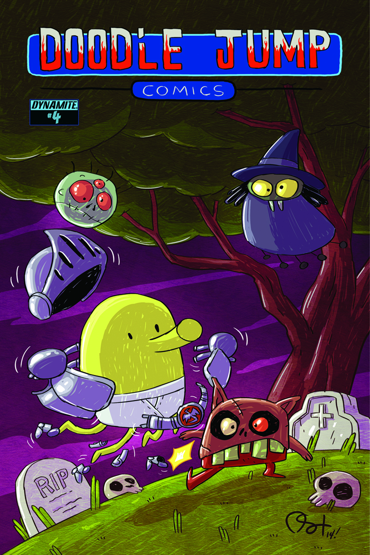 AUG141350 - DOODLE JUMP #4 VIDEO GAME HOMAGE EXC VAR - Previews World