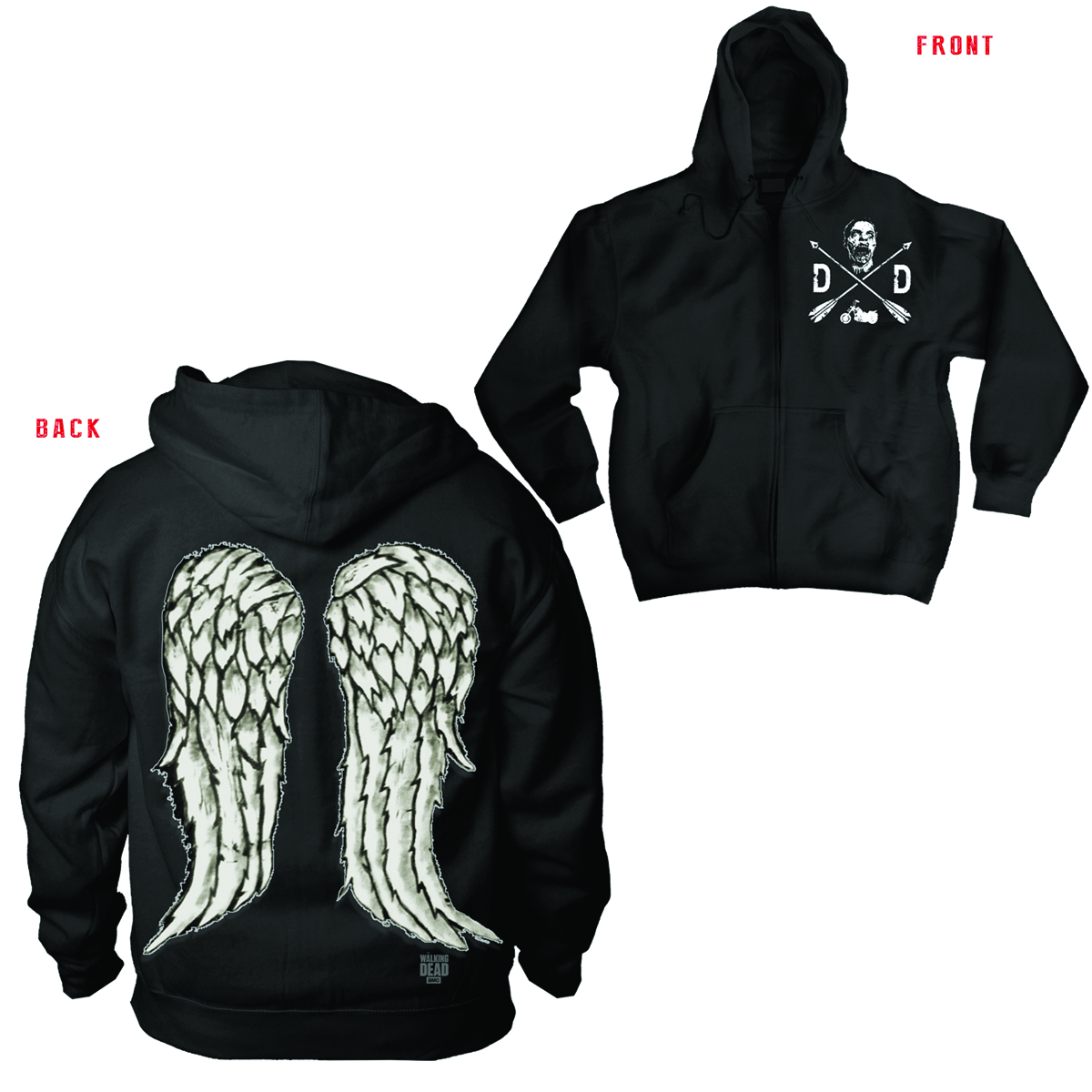 The walking dead zip cheap up hoodie