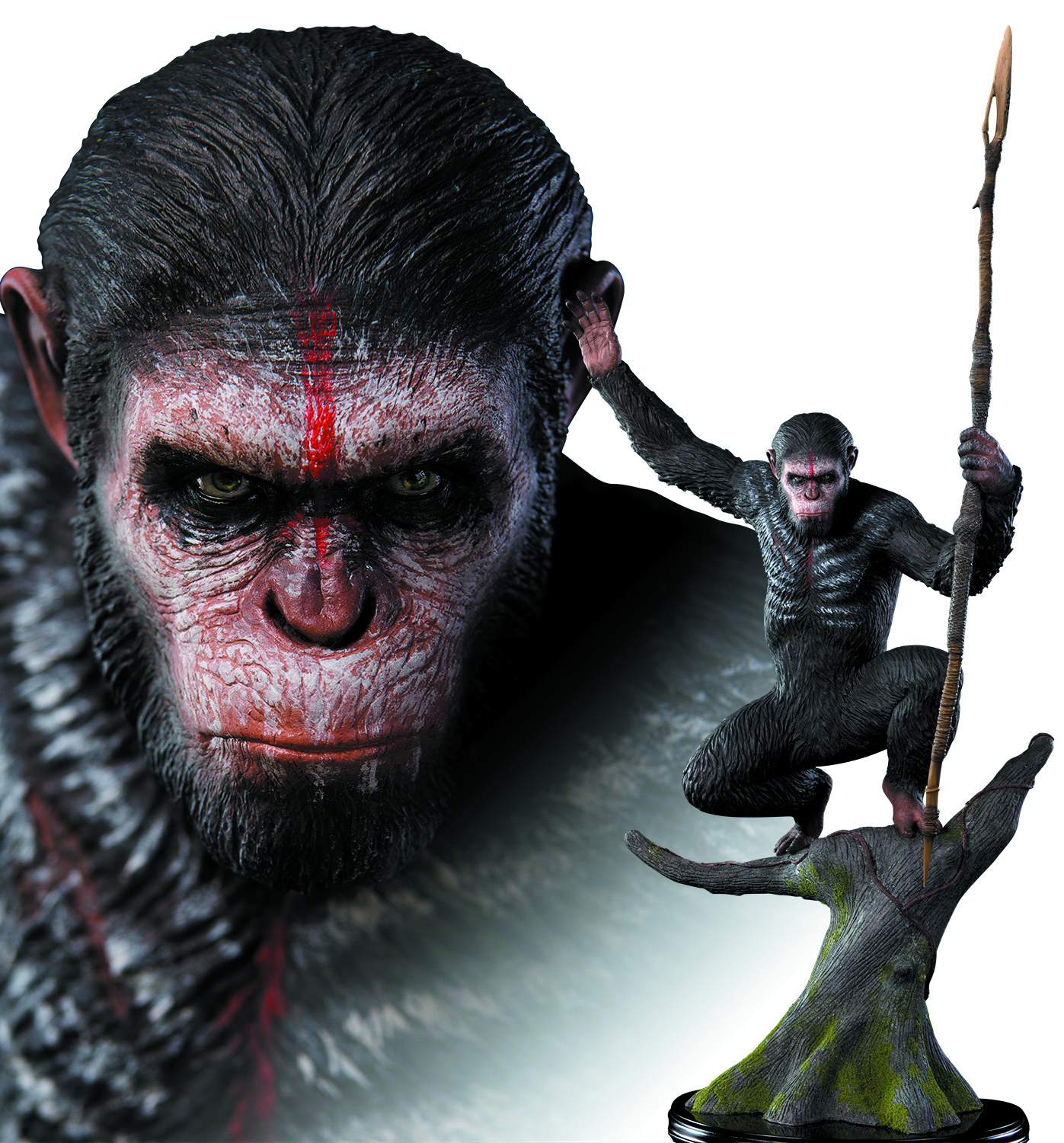 OCT142360 PLANET O T APES CAESAR 1 4 SCALE STATUE Previews World