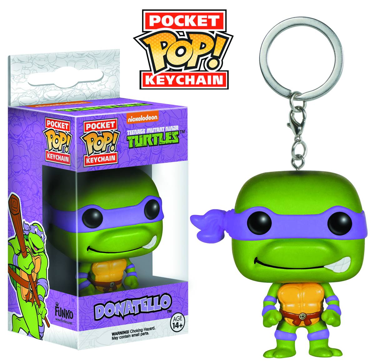 donatello lego keychain