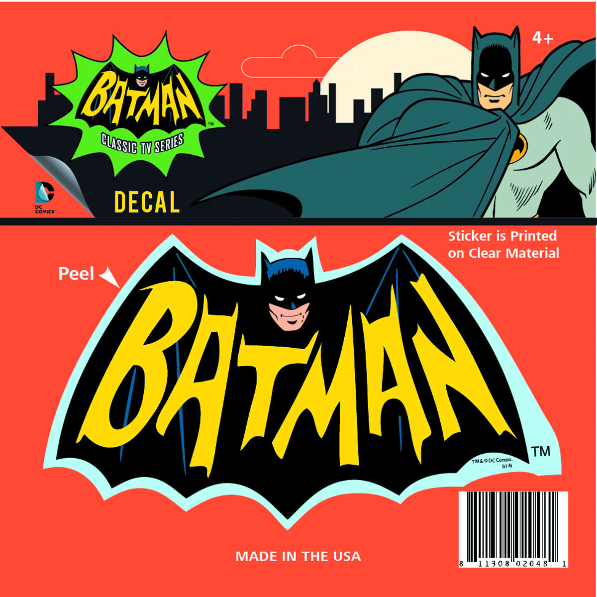 OCT142623 - CLASSIC BATMAN TV VINYL DECAL ASST - Previews World