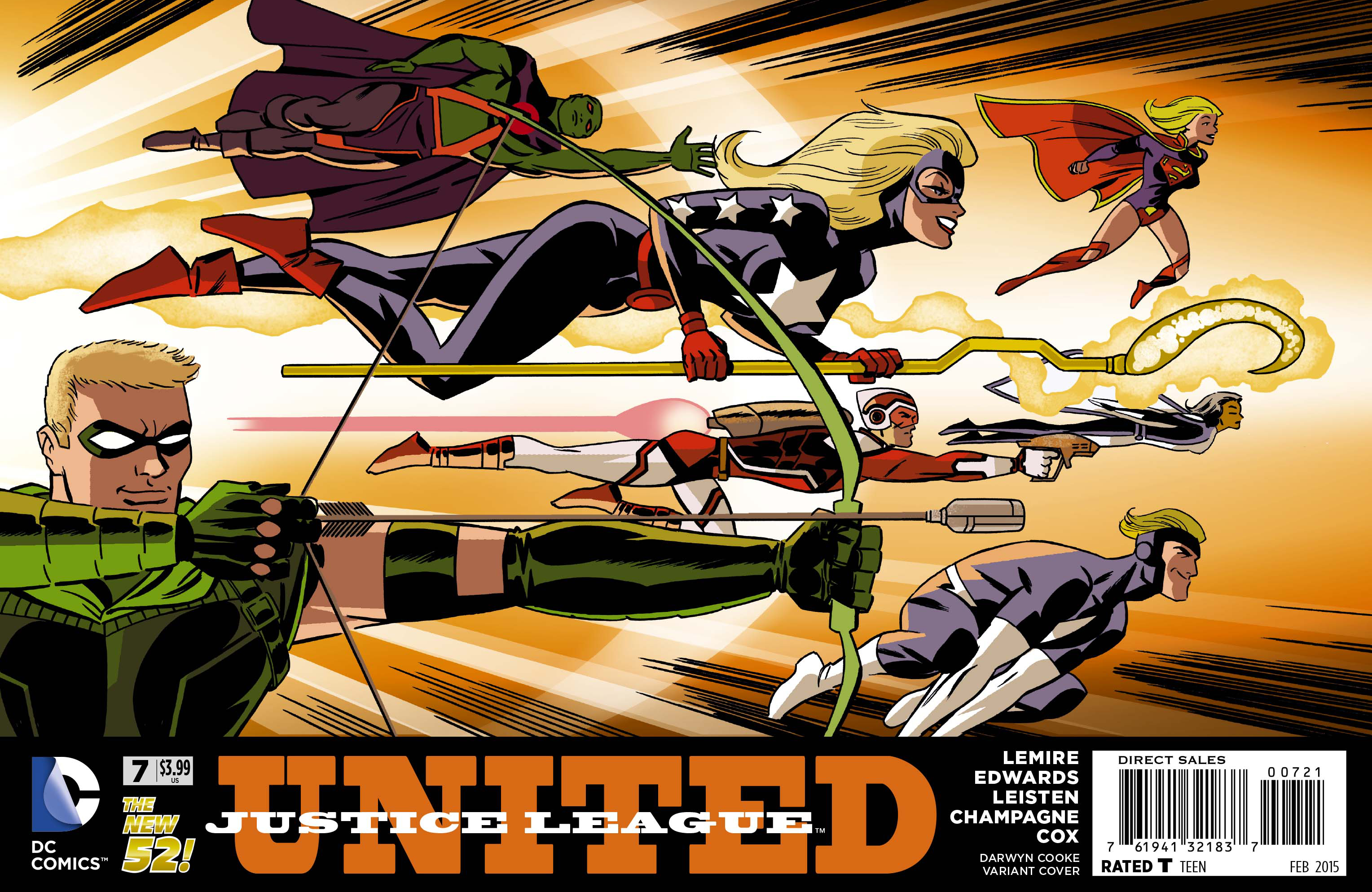 OCT140224 - JUSTICE LEAGUE #37 DARWYN COOKE VAR ED - Previews World