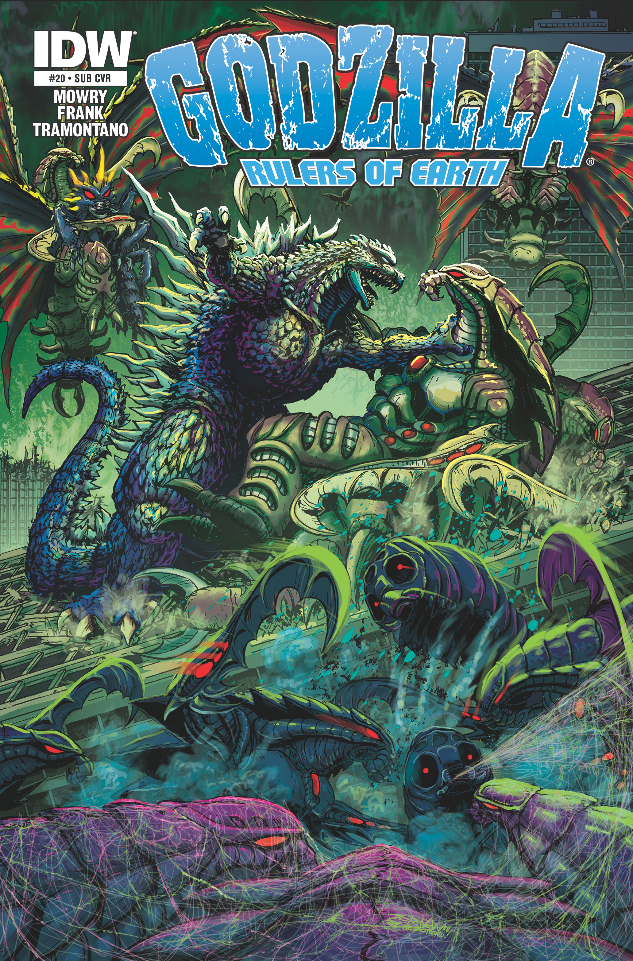 Godzilla: Rulers of Earth 2 cover, in E C's Covers: <font color=#0080FF><b> GODZILLA</b></font> Comic Art Gallery Room