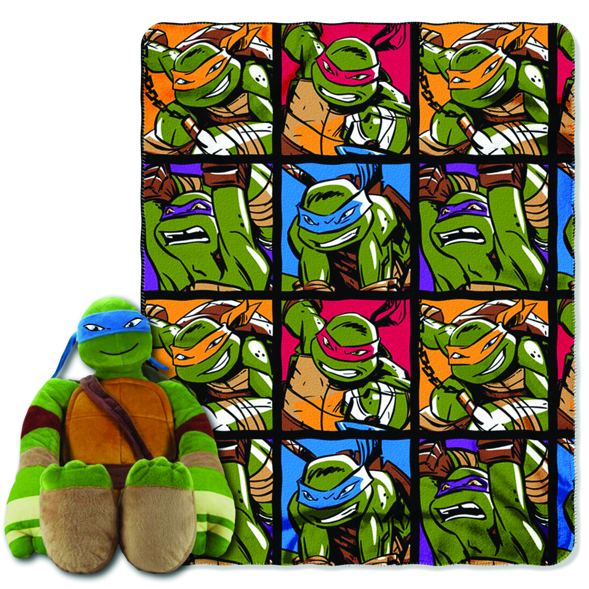 Ninja turtle fleece discount blanket