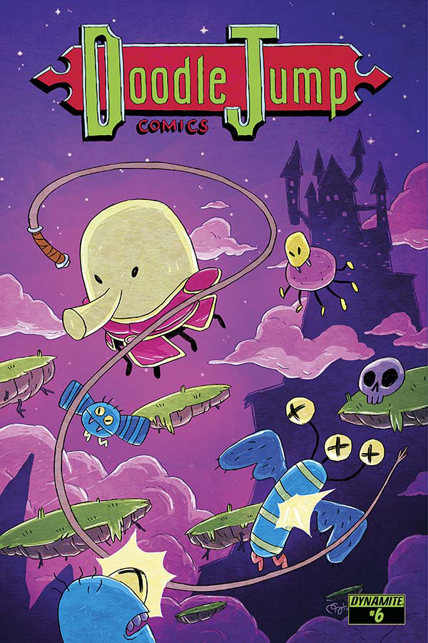 Bedrock City Comic Company. Doodle Jump #3 Video Game Homage Cover