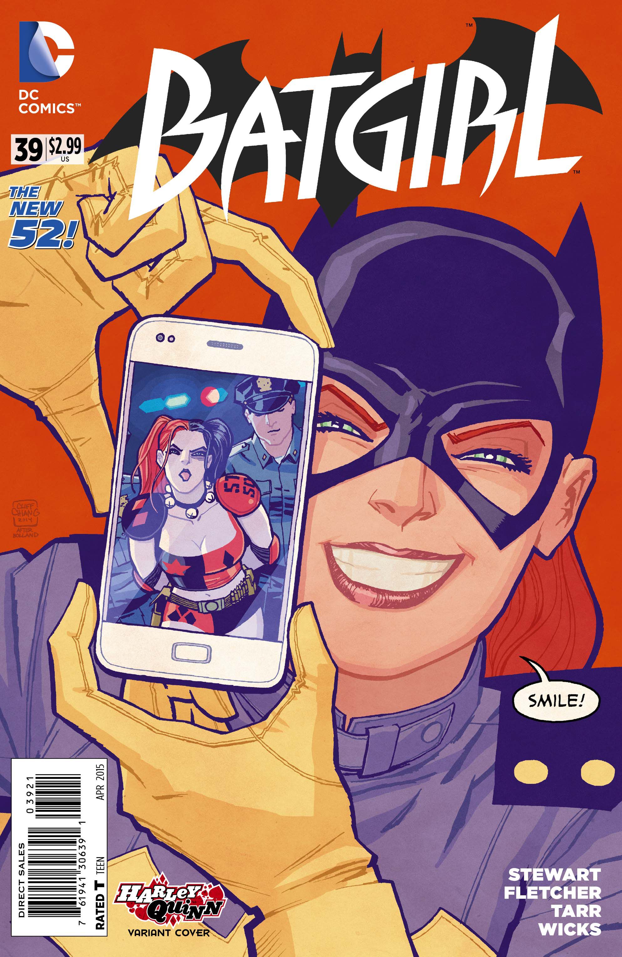 Dec140334 Batgirl 39 Harley Quinn Var Ed Previews World