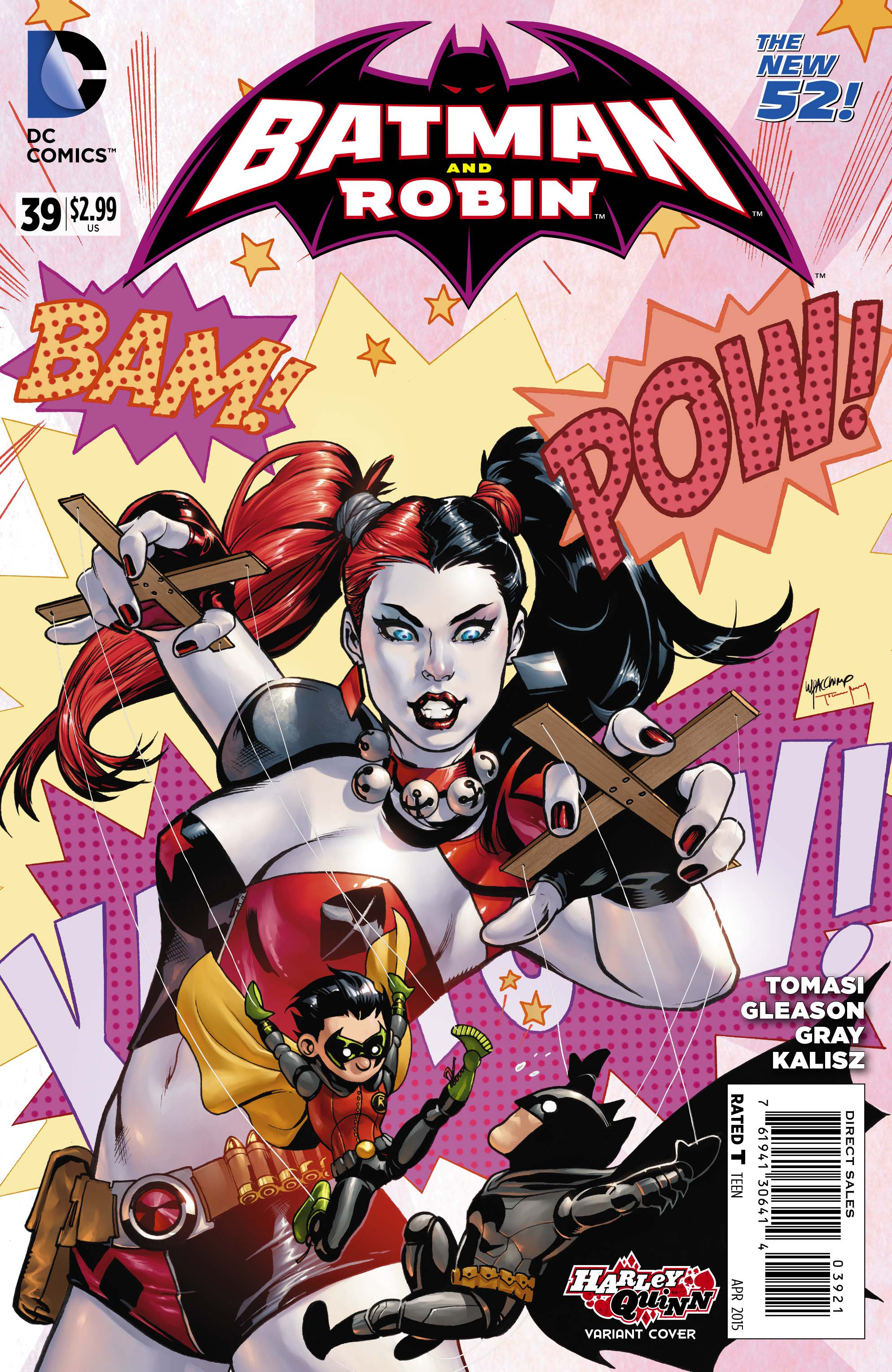 DEC140336 - BATMAN AND ROBIN #39 HARLEY QUINN VAR ED - Previews World