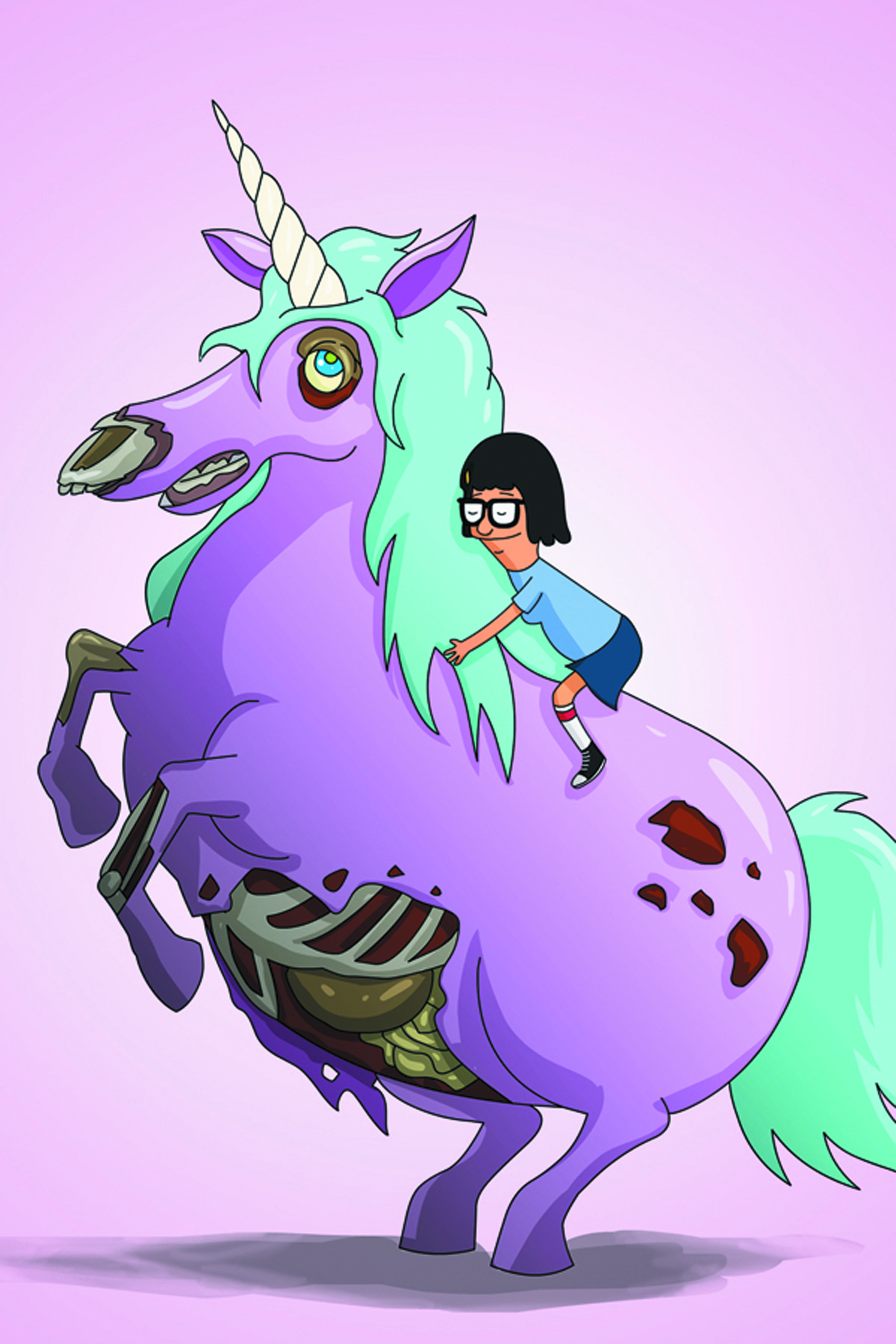 Bob's Burgers Tina Belcher Unicorn 13x19 Print Wall at 