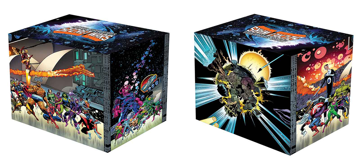 JAN150885 - MARVEL SH SECRET WARS BATTLEWORLD BOX SET SLIPCASE HC 