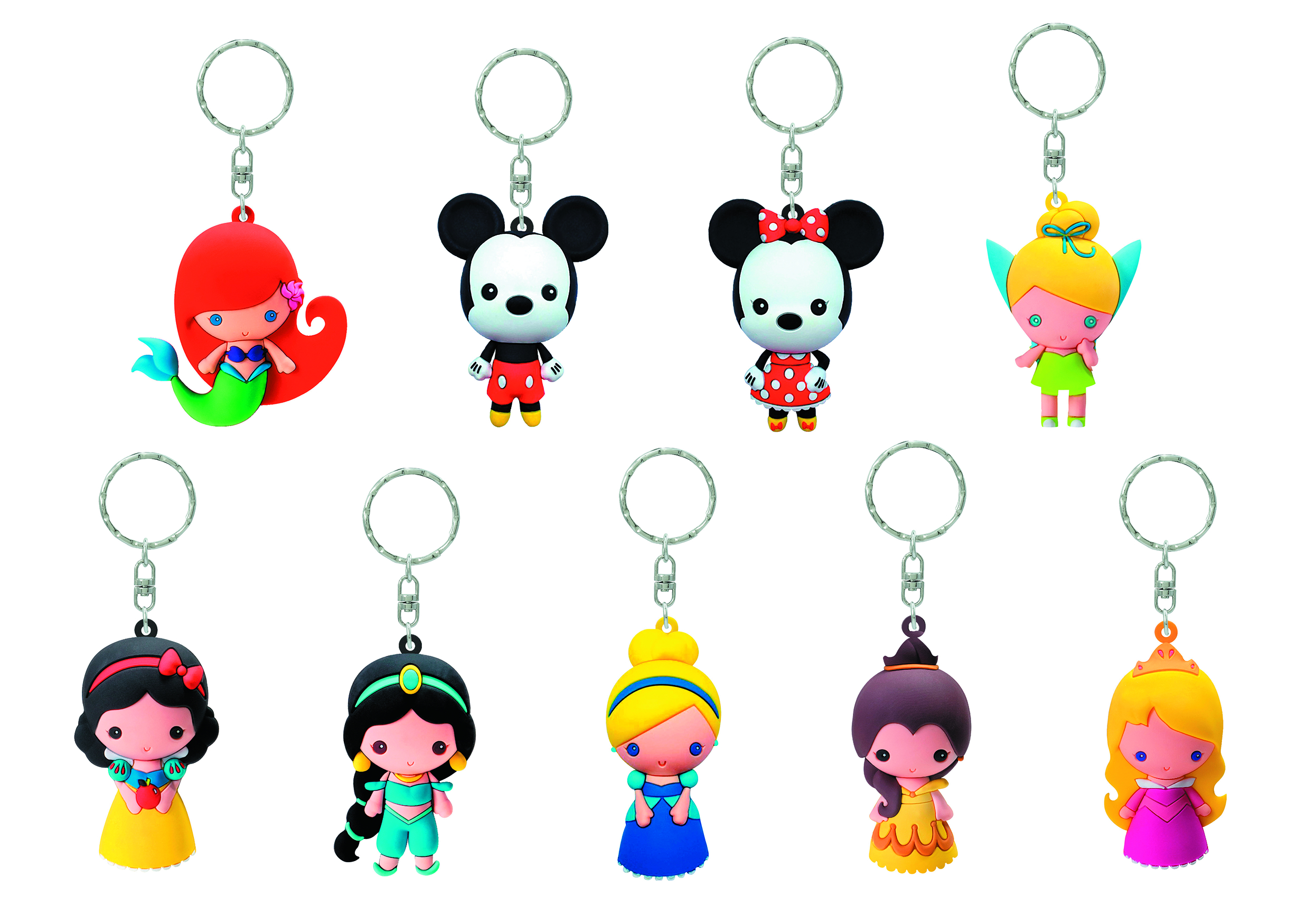 Disney Princess Figural Keyring Series 3 Blind Bags Tsum Tsum