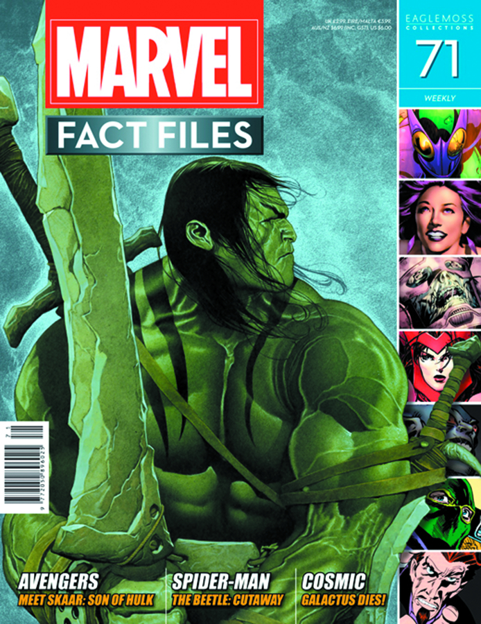 Jan Marvel Fact Files Skaar Cover Previews World