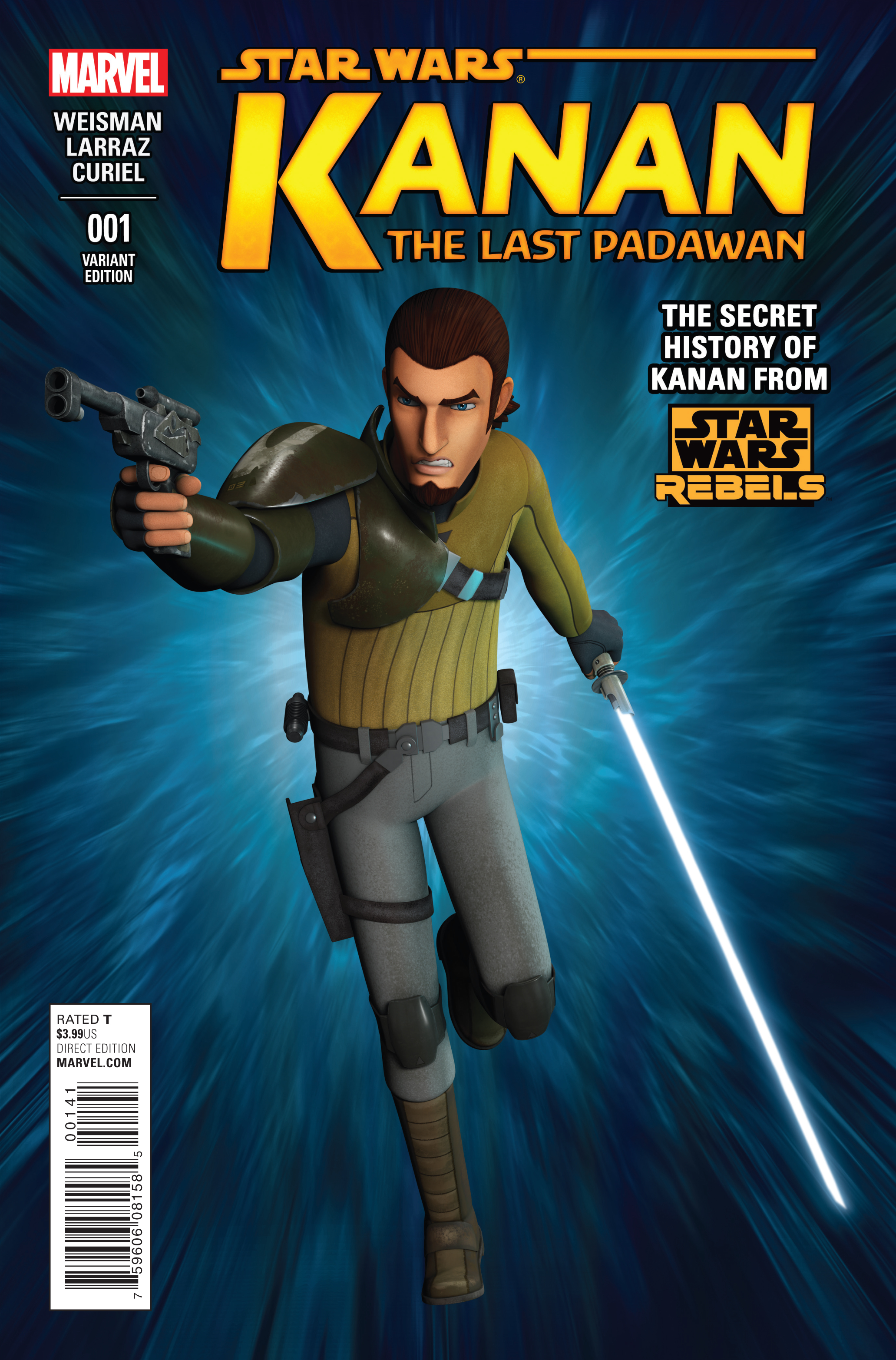 Star Wars Rebels Character Kanan Jarrus to Star in His Own Comic Book  Series. - Star Wars News Net