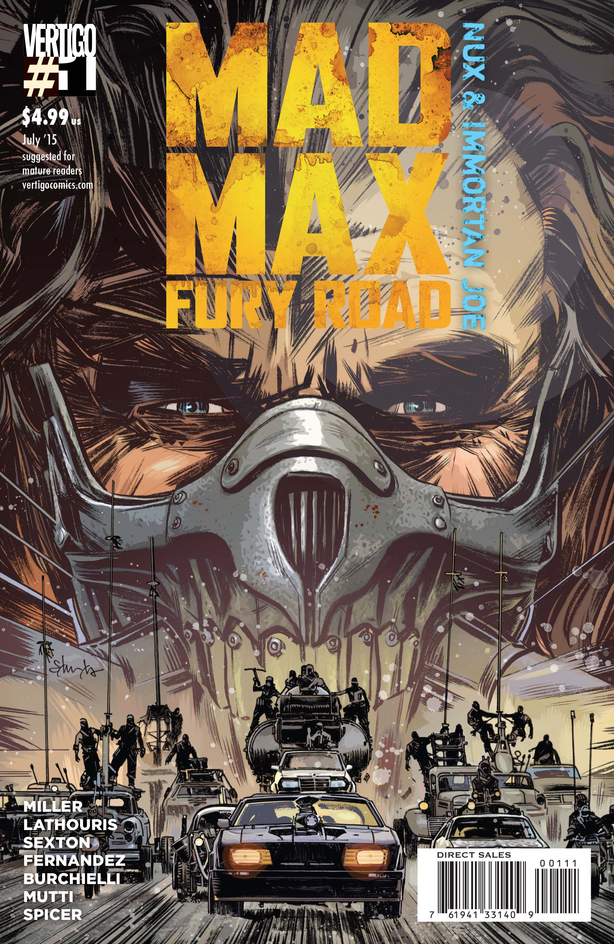 Mad max comic book