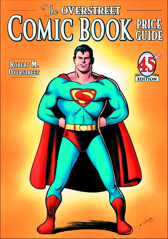 OVERSTREET COMIC BK PG HC VOL 45 JOE SHUSTER SUPERMAN CVR (C