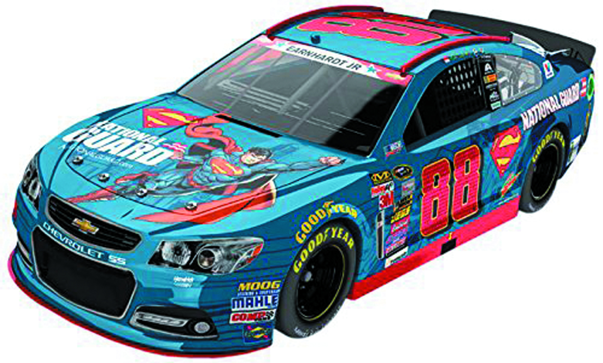 DEC148464 - EARNHARDT JR SUPERMAN 1/24 AUTO DIECAST CAR - Previews