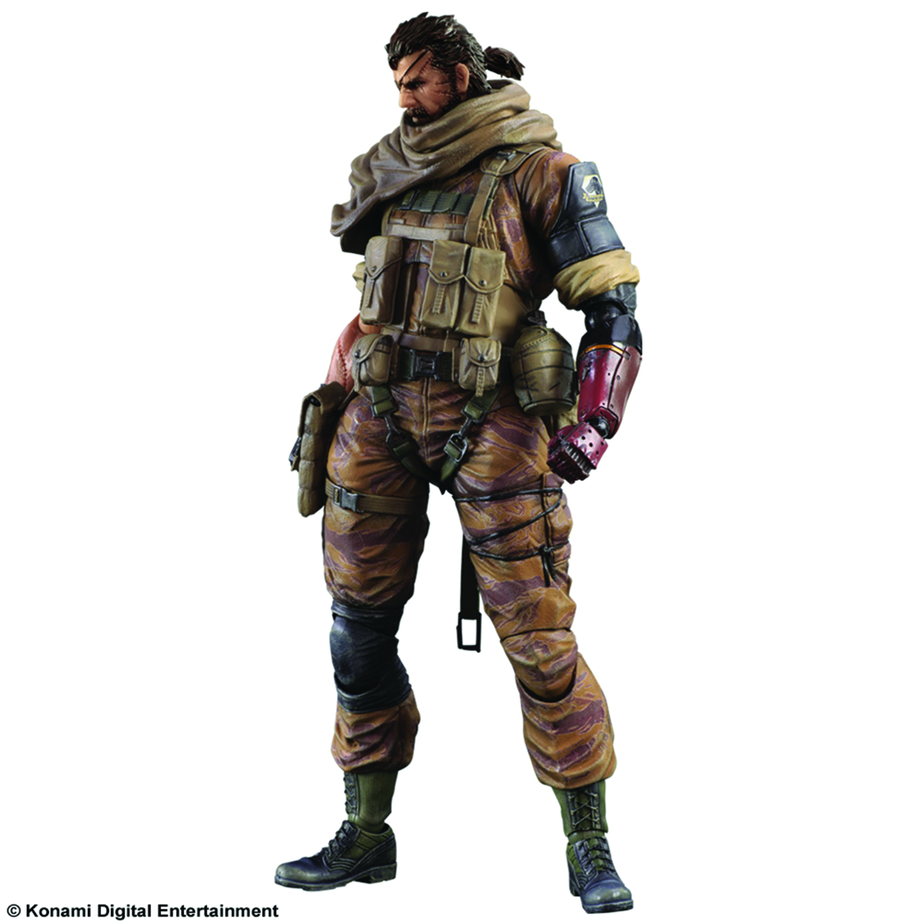 FEB158483 - MGS V PHANTOM PAIN PLAY ARTS KAI PX VENOM SNAKE GOLD TIGER ...