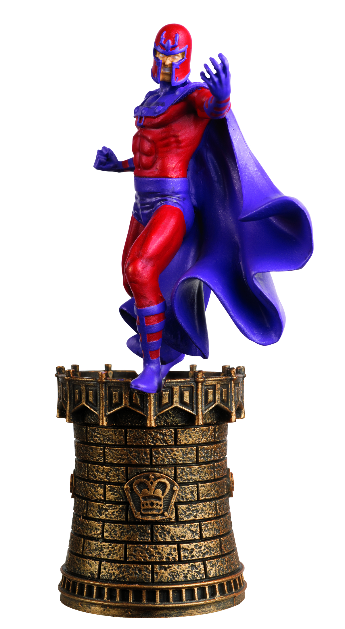 Marvel X-Men Magneto Black King Chess Piece with Collector Magazine