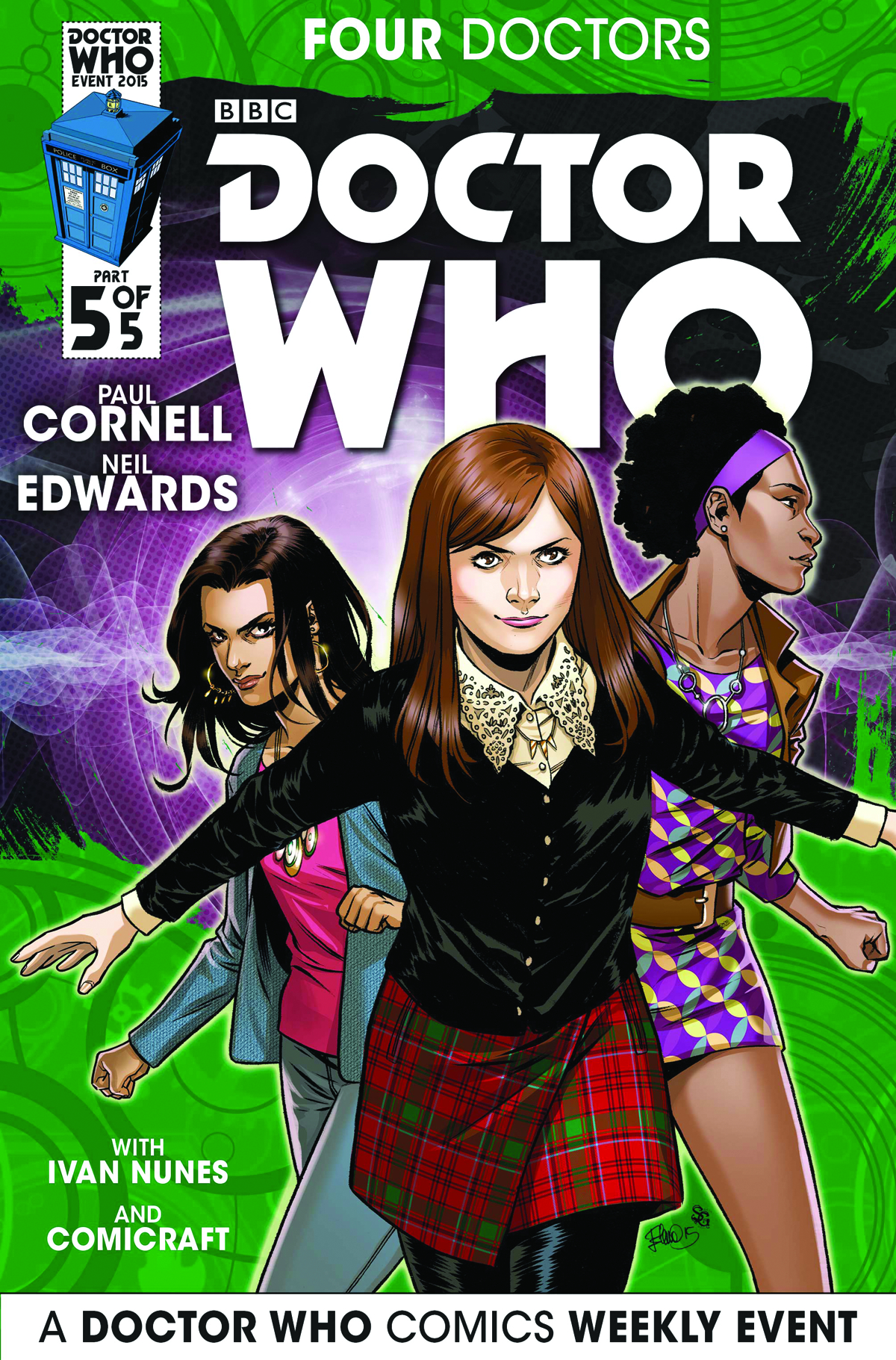 DOCTOR WHO 2015 FOUR DOCTORS #5 (OF 5) 25 COPY INCENTIVE CAS