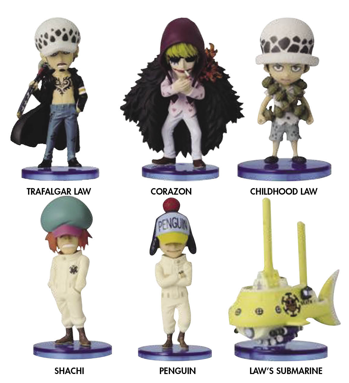 APR158299 - ONE PIECE WCF HISTORY OF LAW FIG ASST - Previews World