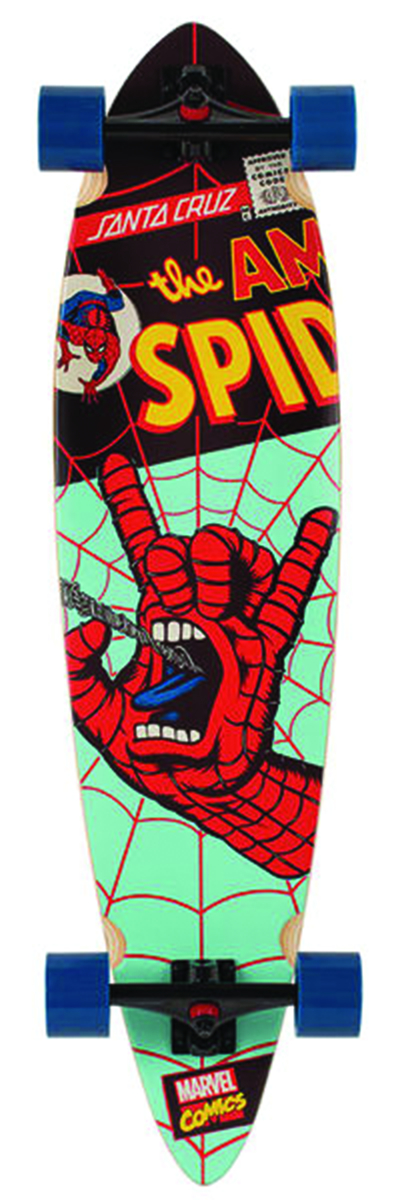 MAY158138 MARVEL SPIDER MAN HAND PINTAIL CRUZER SKATEBOARD