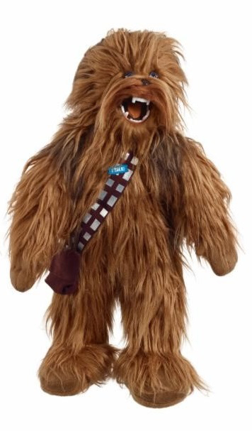 AUG152345 - SW MEGA POSEABLE 24IN CHEWBACCA TALKING PLUSH - Previews World