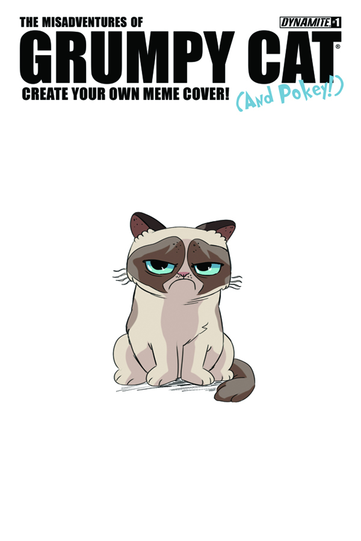 grumpy cat as a cartoon