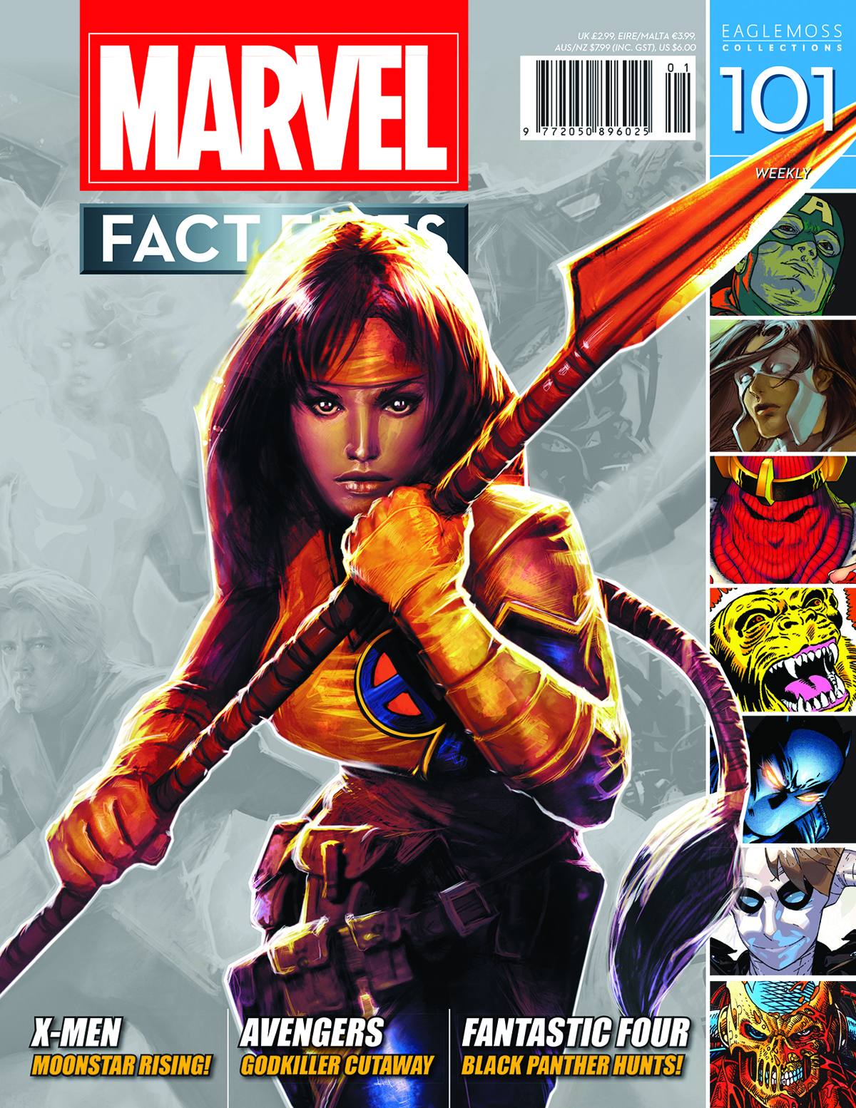 AUG152022 - MARVEL FACT FILES #101 MOONSTAR COVER - Previews World