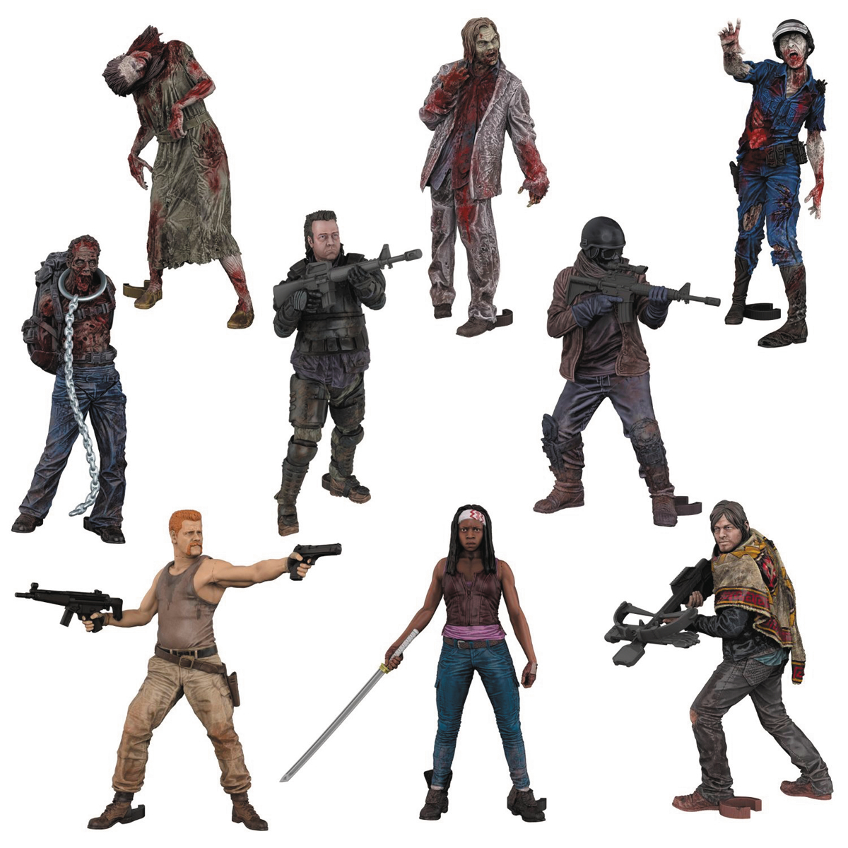 Walking dead 2024 building sets