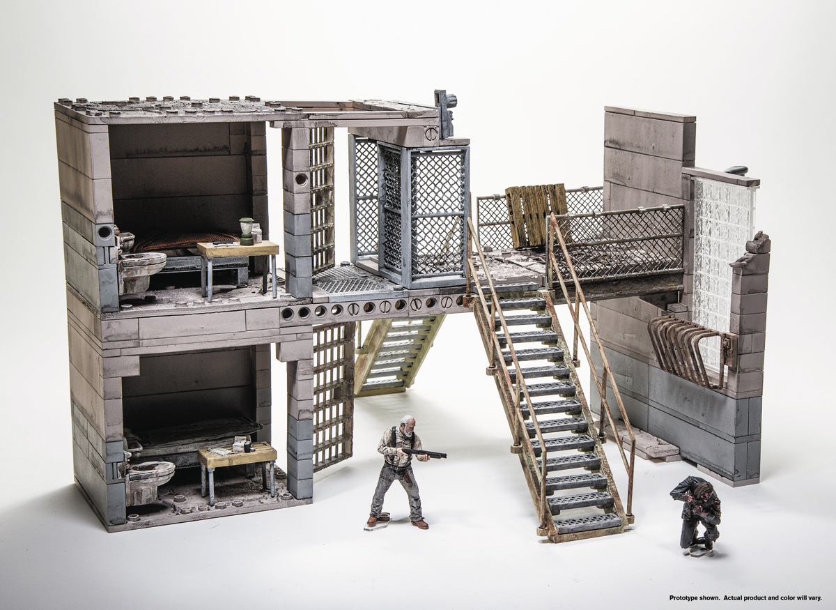 JUN158392 - WALKING DEAD TV BUILD SET PRISON CATWALK CS - Previews