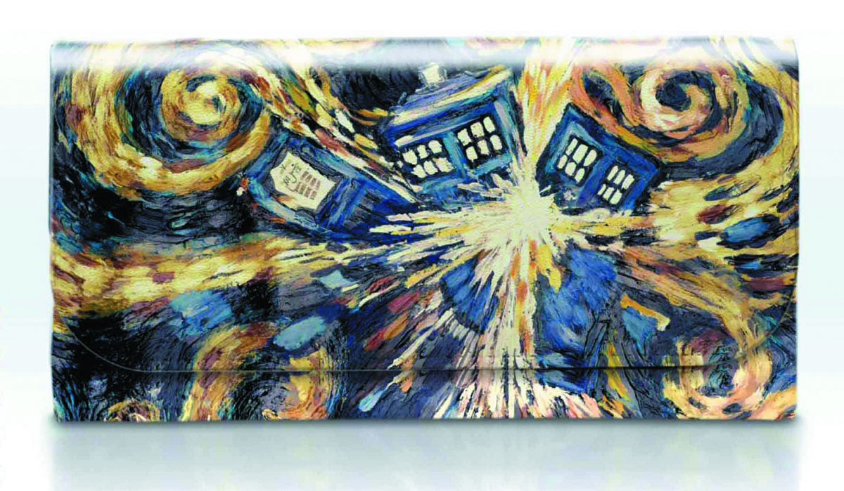 Doctor Who Van Gogh Exploding TARDIS Wallet