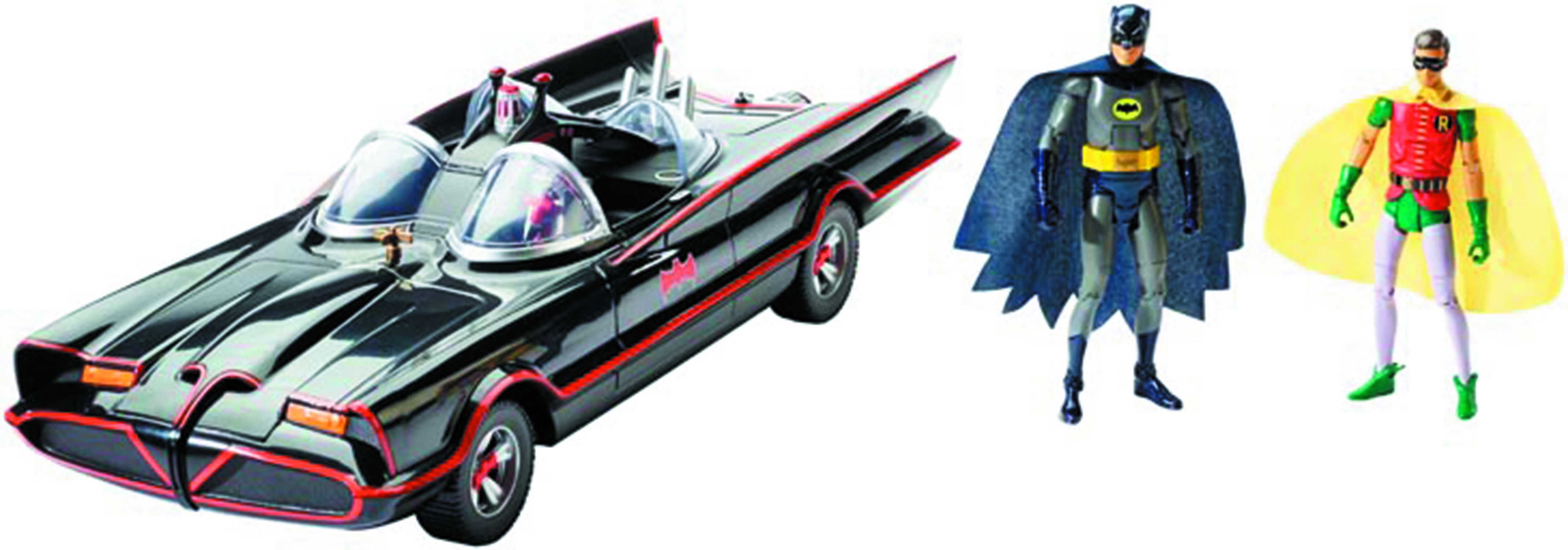 Batman: The Animated Series - Batmobile with Batman & Robin