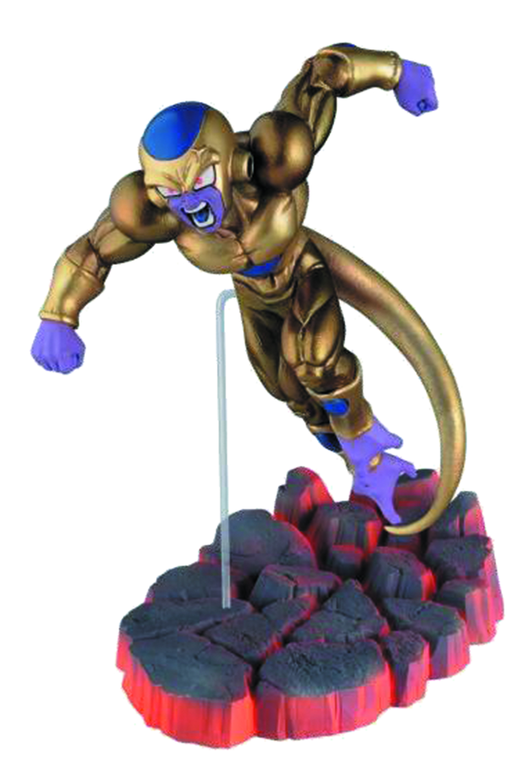 JUL158085 DBZ SCULTURE BIG BUDOKAI GOLDEN FRIEZA FIG Previews