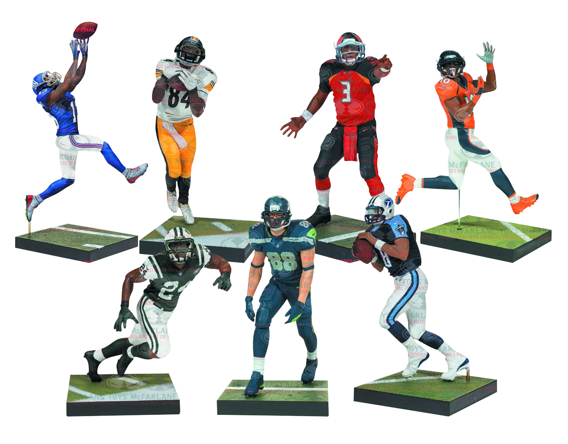 NFL SportsPicks Series 37 Emmanuel Sanders Action Figure