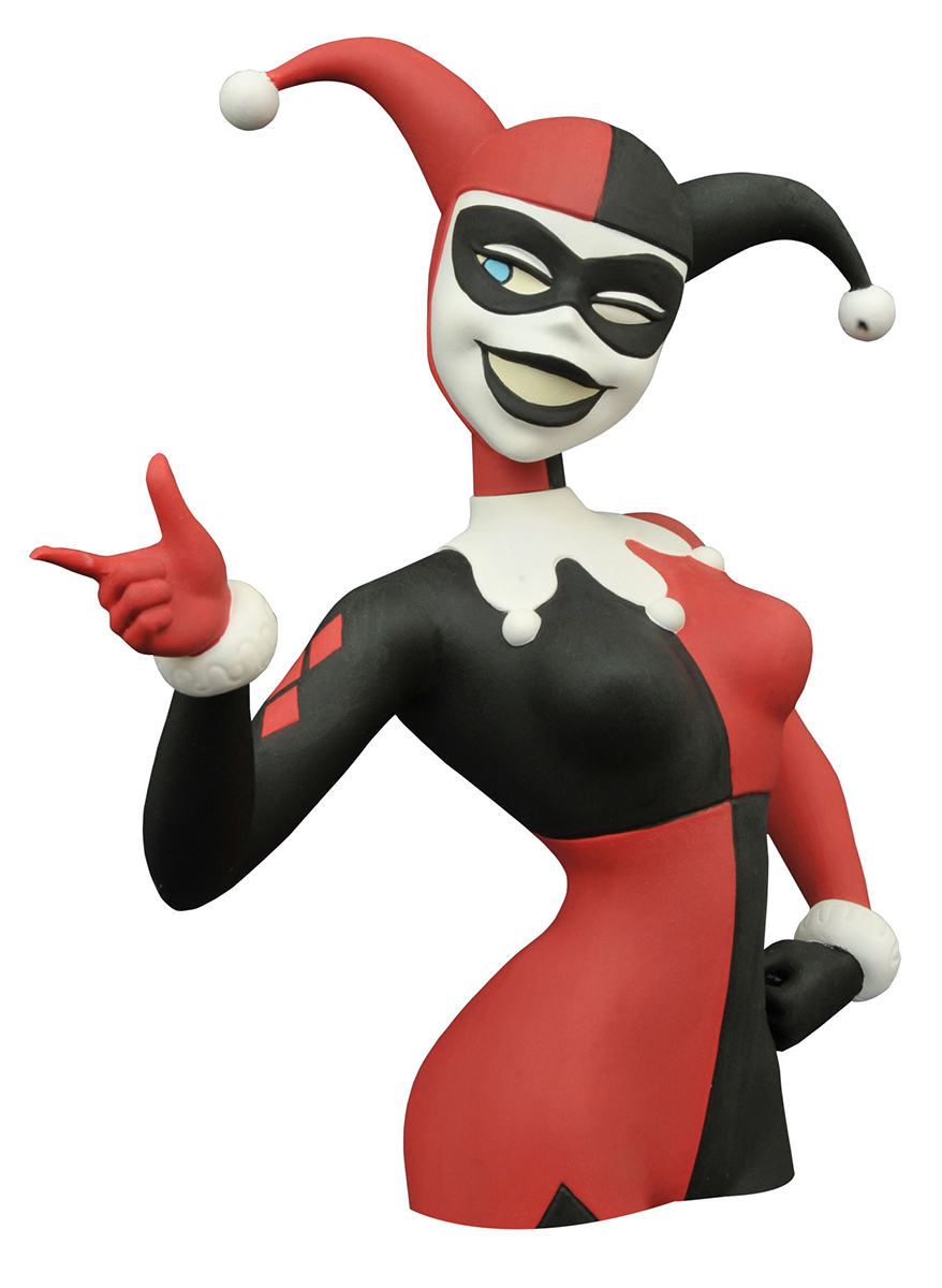 OCT152188 - BATMAN TAS HARLEY QUINN BUST BANK - Previews World