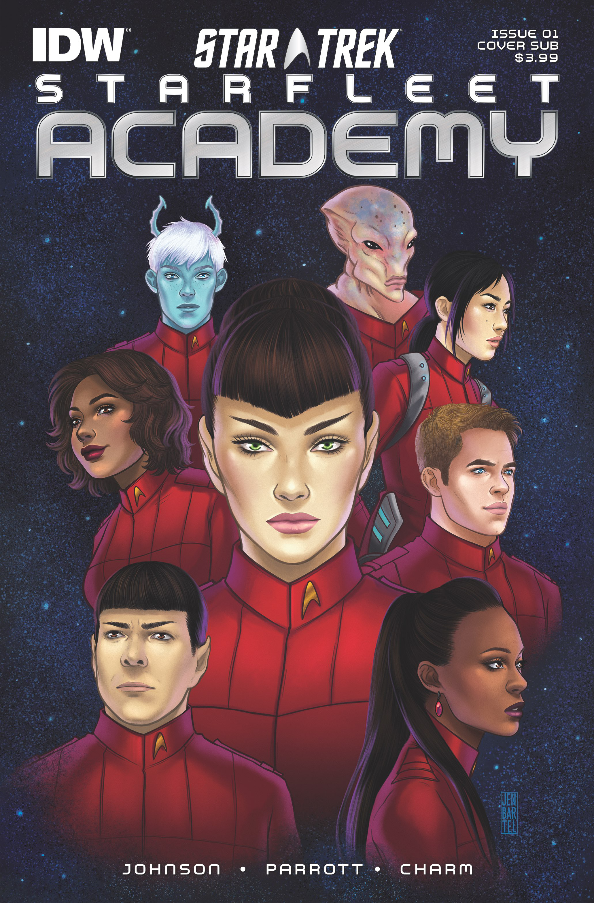 OCT150361 - STAR TREK STARFLEET ACADEMY #1 (OF 5) SUBSCRIPTION VAR ...