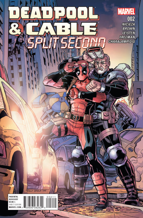 DEADPOOL AND CABLE SPLIT SECOND #2 (OF 3)