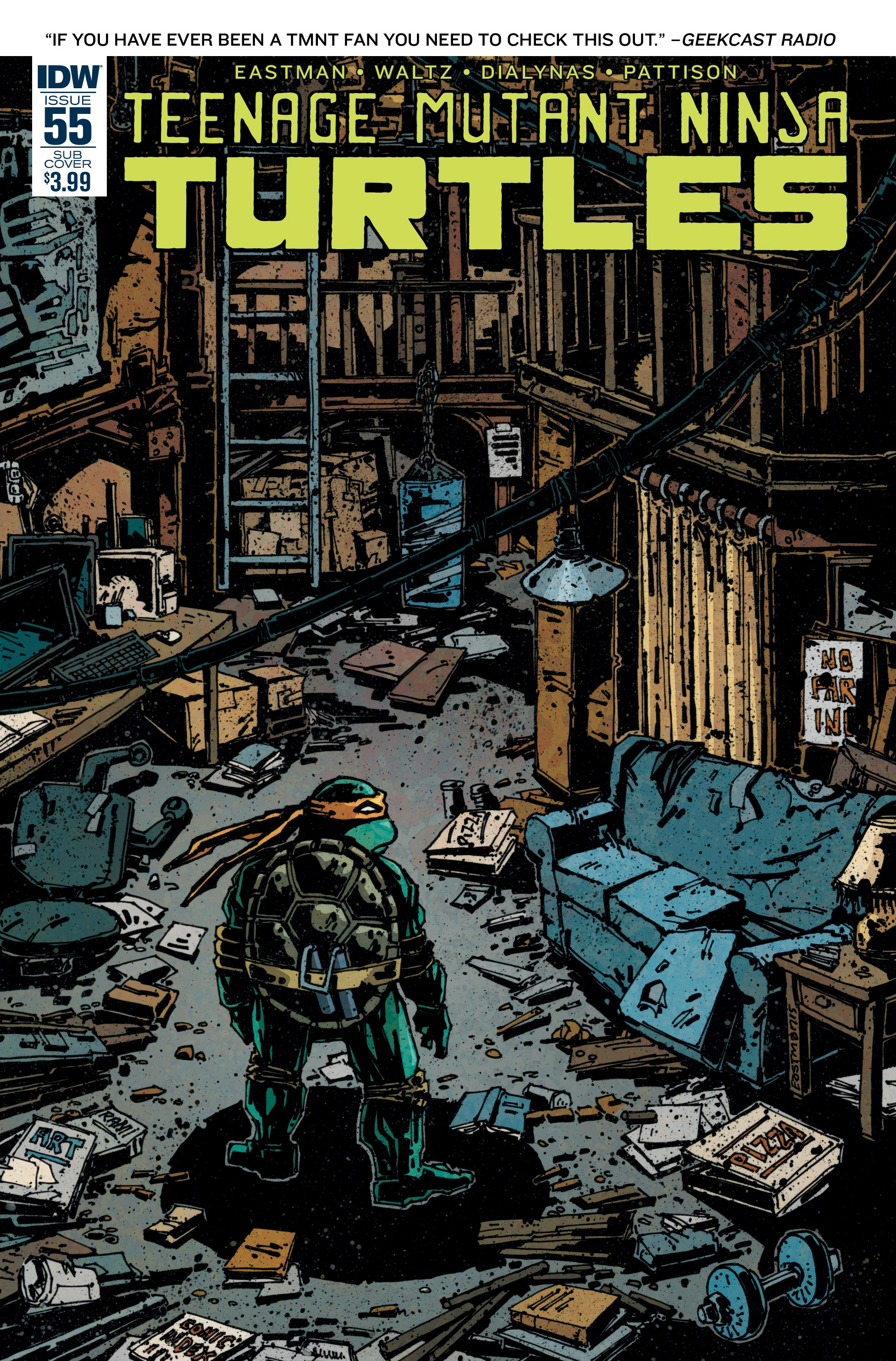 TMNT ONGOING #55 SUBSCRIPTION VAR