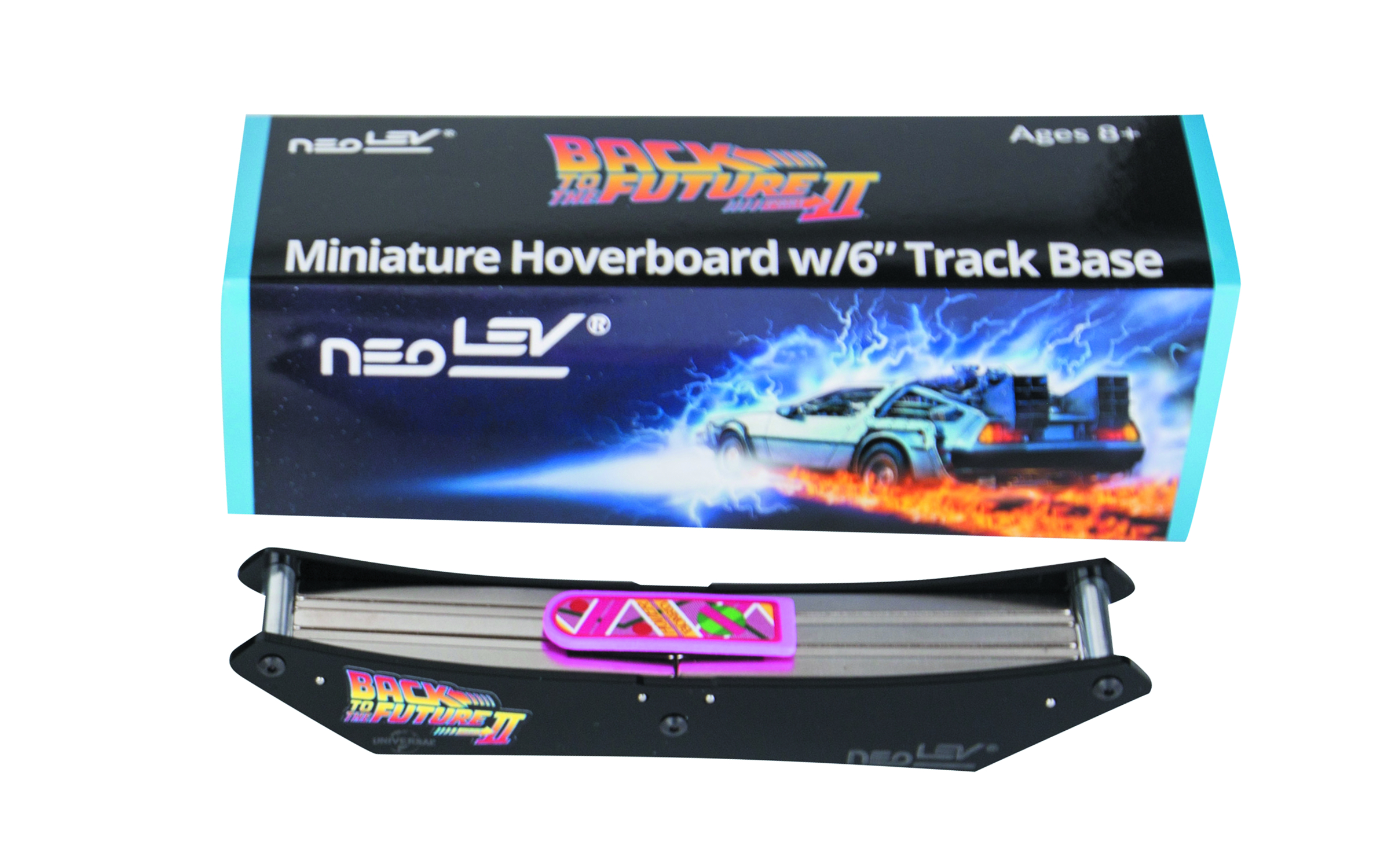 OCT158442 BTTF MINIATURE HOVERBOARD DESK TOY W 6IN BASE