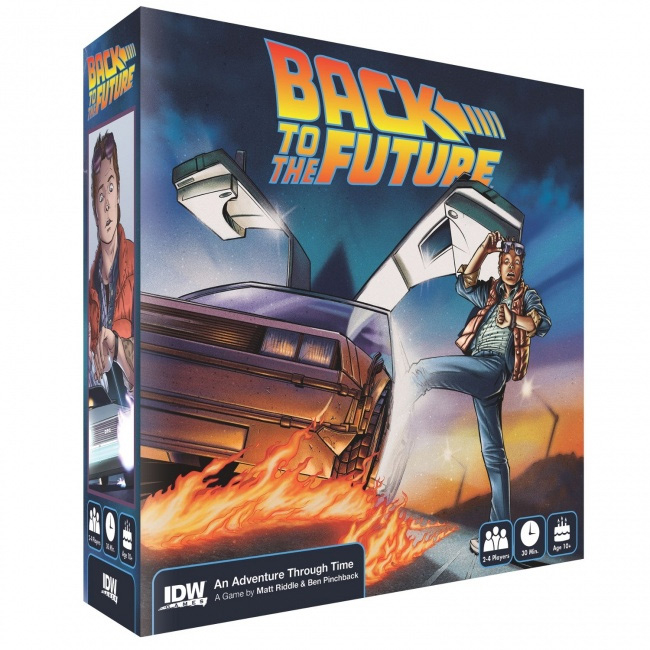 JAN160391 - BACK TO THE FUTURE ADV THROUGH TIME BOARD GAME