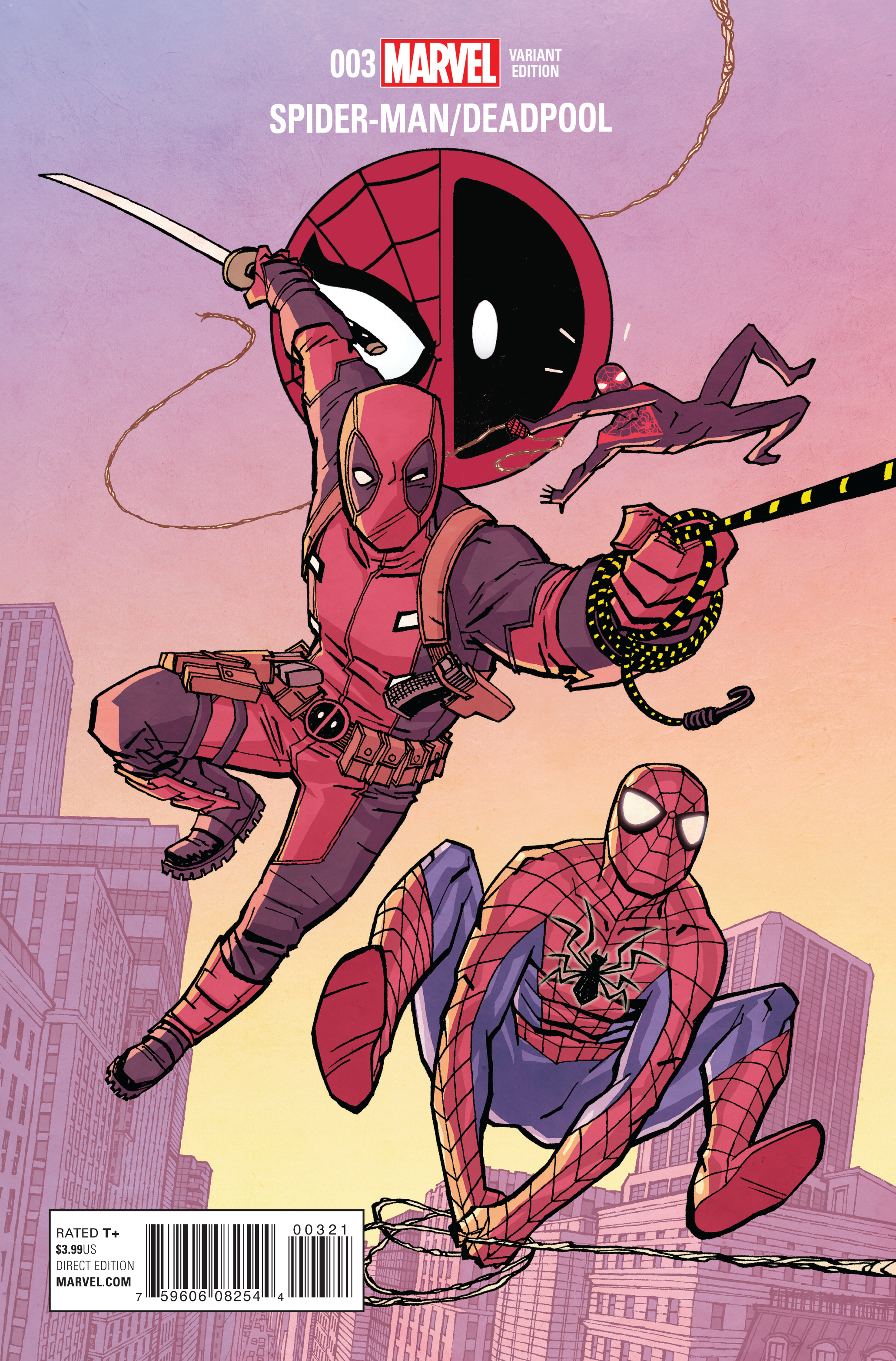 spiderman and deadpool comic