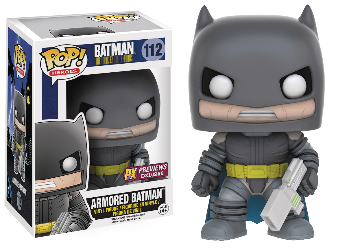 OCT158902 - POP DC HEROES DKR ARMORED BATMAN PX VINYL FIG - Previews World